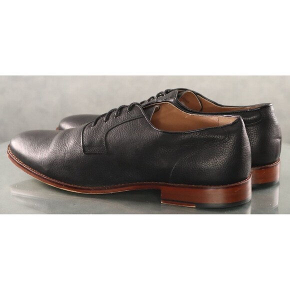 Gordon Rush Woods Men\'s Plain Toe Dress Shoes Size 11.5 Leather Black